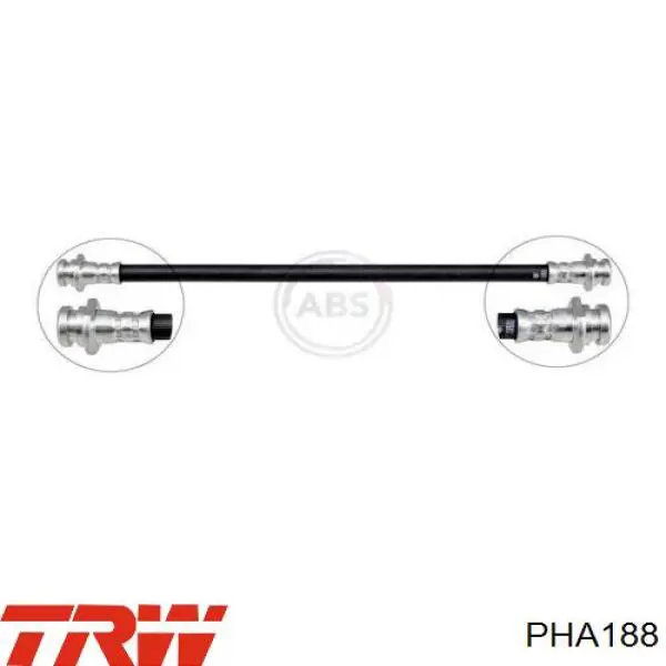 Comprar PHA188 TRW Latiguillo de freno trasero