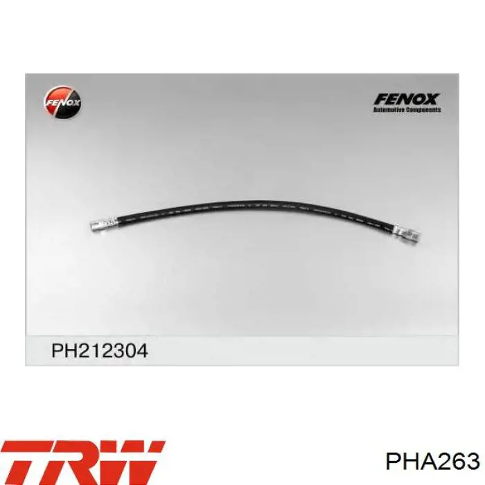 Tubo flexible de frenos delantero TRW PHA263