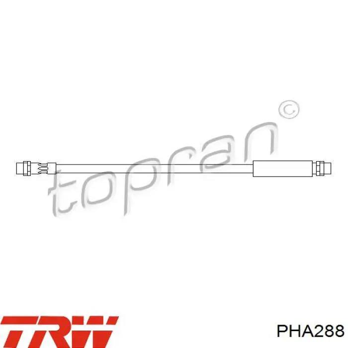Comprar PHA288 TRW Latiguillos de freno delantero