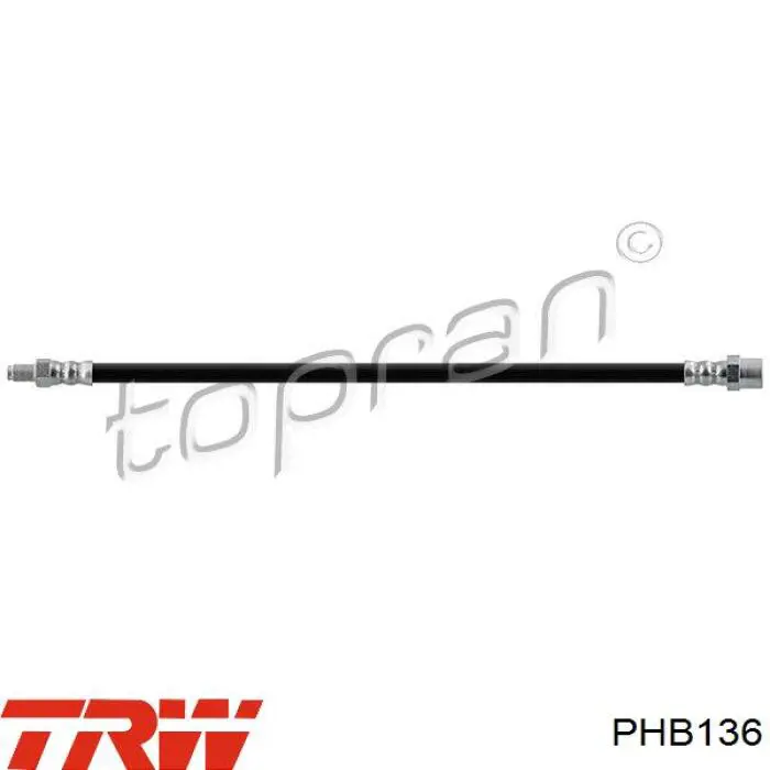 Tubo flexible de frenos delantero TRW PHB136