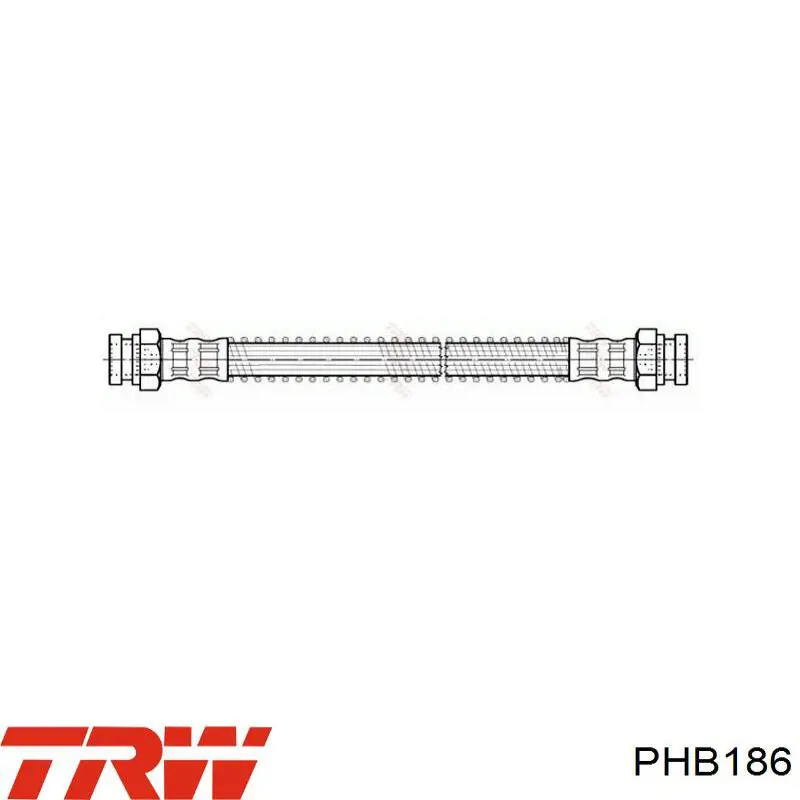Comprar PHB186 TRW Latiguillos de freno delantero