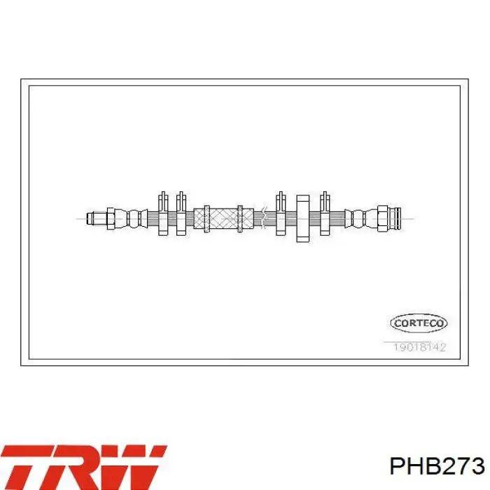 Comprar PHB273 TRW Latiguillos de freno delantero