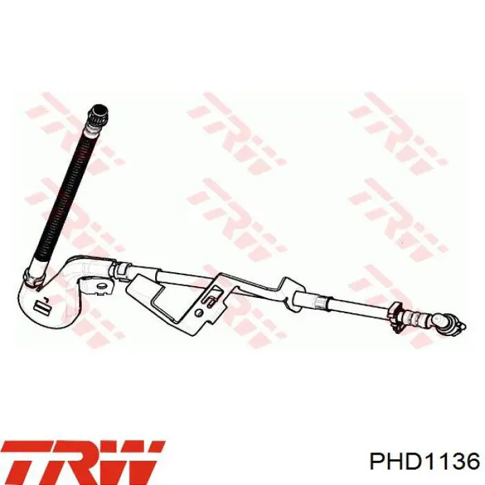 PHD1136 TRW latiguillos de freno delantero izquierdo