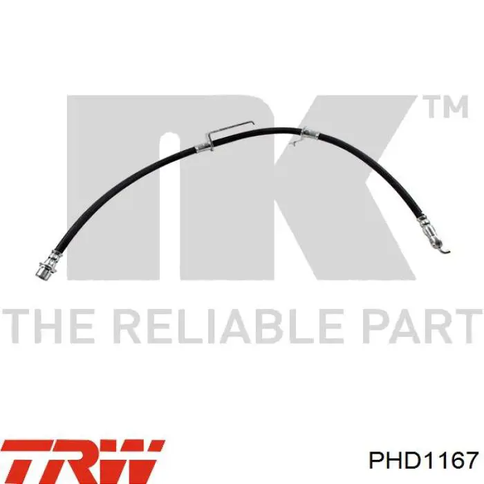 Manguera de freno delantera izquierda TRW PHD1167 precio, desde 25,42 EUR
