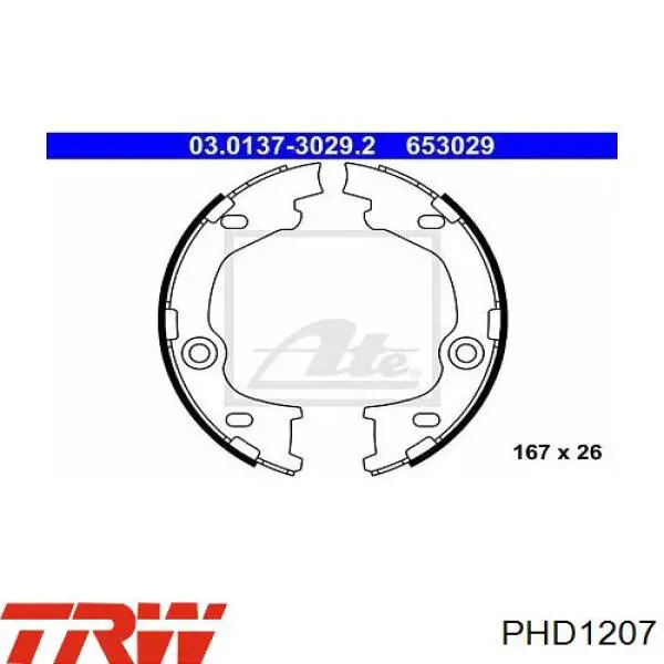 Manguera de freno trasera derecha TRW PHD1207 precio, desde 18,30 EUR