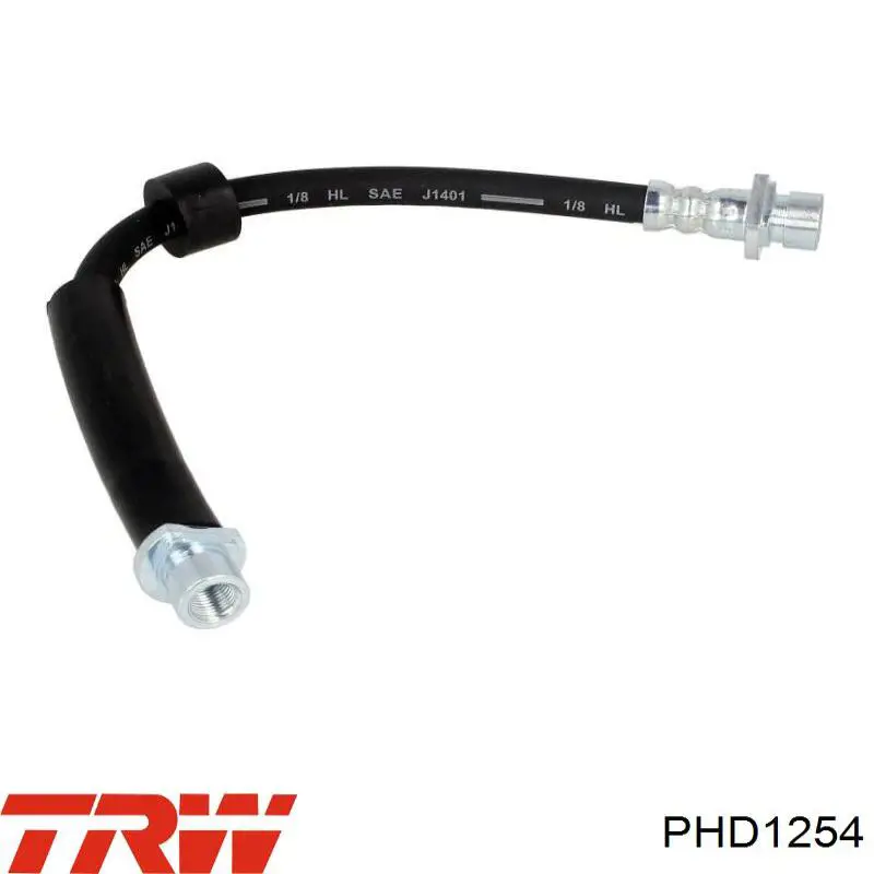 PHD1254 TRW tubo flexible de frenos delantero izquierdo