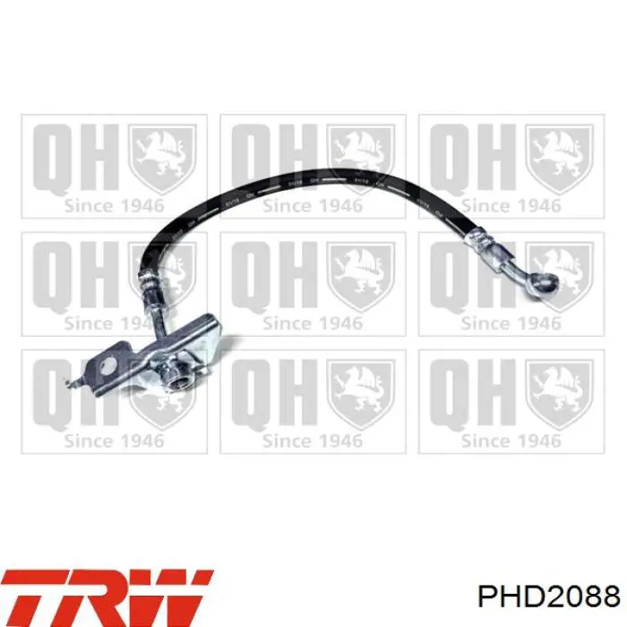 587382P100 Hyundai/Kia tubo flexible de frenos trasero derecho