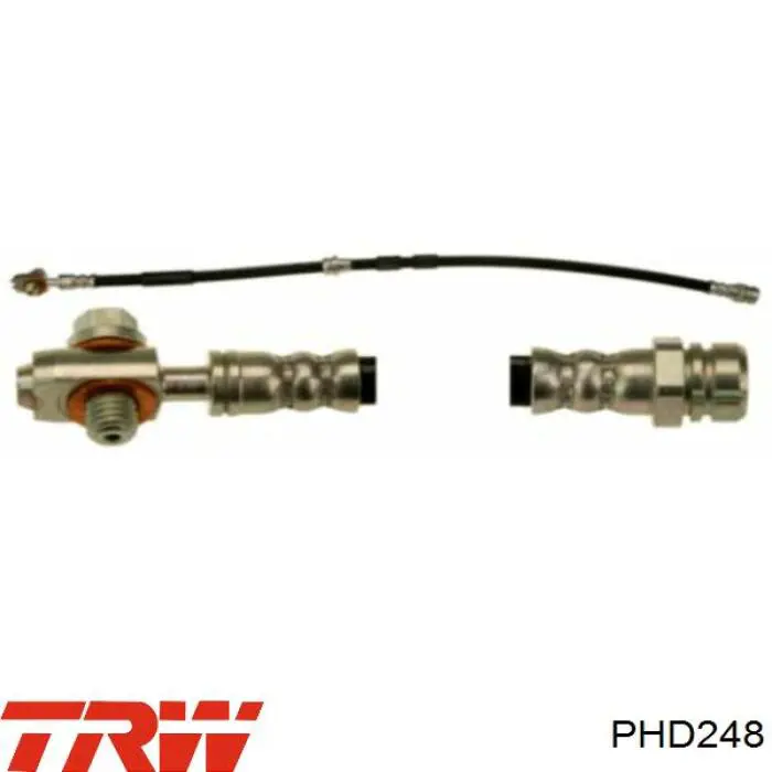 Latiguillos de freno delantero derecho 6577423 Ford