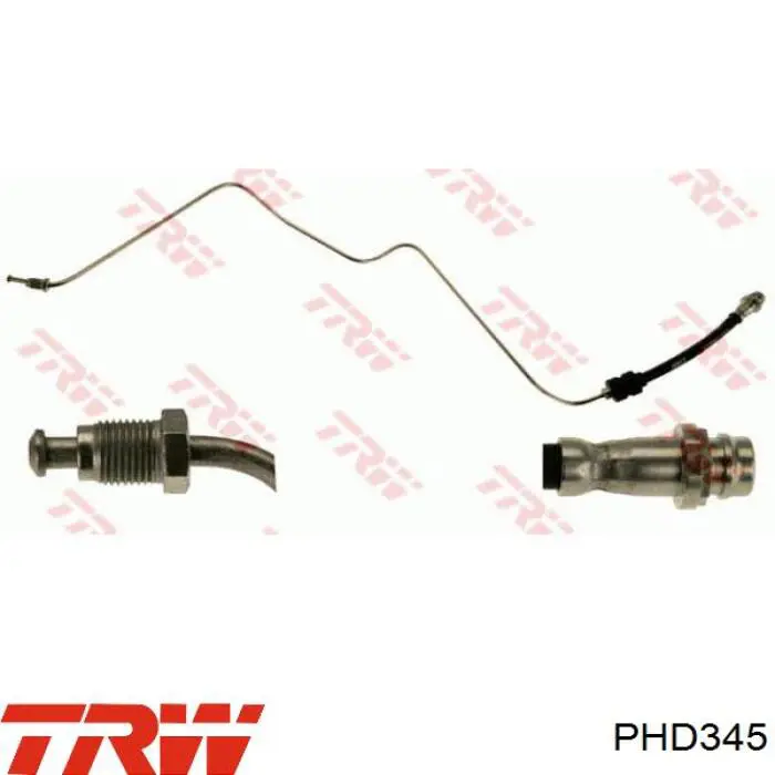 Tubo flexible de frenos delantero TRW PHD345