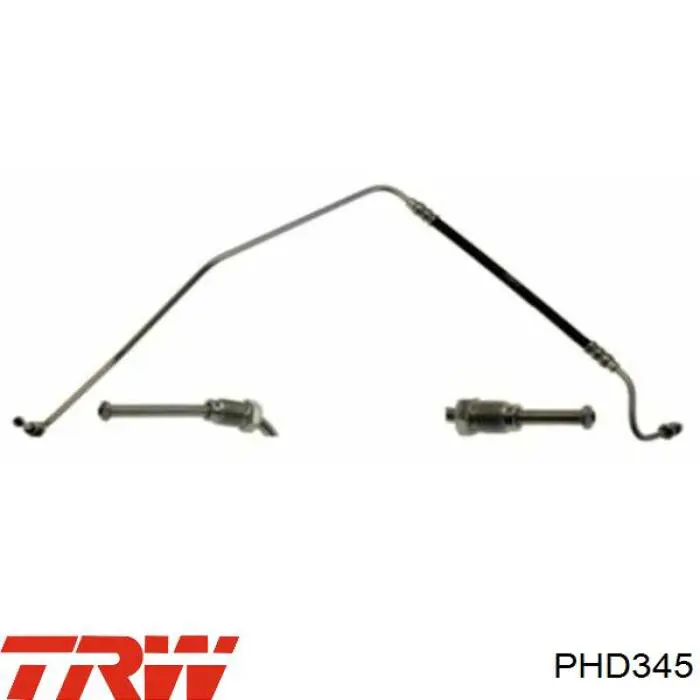 Comprar PHD345 TRW Latiguillos de freno delantero