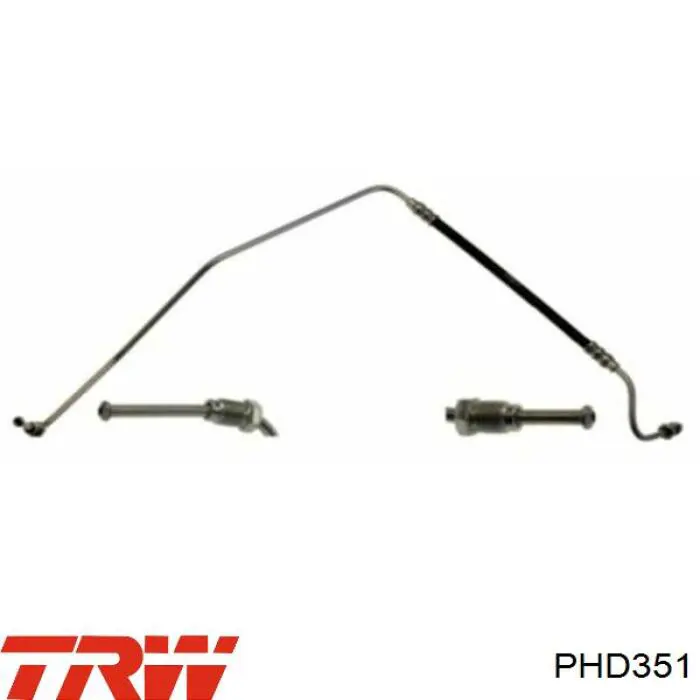 Comprar PHD351 TRW Latiguillo de freno trasero