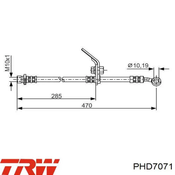 Comprar ADH253166 Blue Print Latiguillos de freno delantero