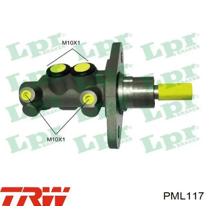 Cilindro maestro de frenos PML117 TRW