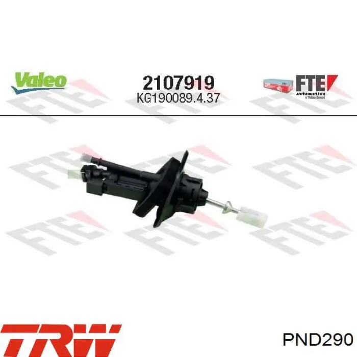 Comprar PND290 TRW Cilindro maestro de embrague