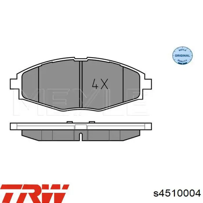 Pastillas de freno delanteras Chevrolet Spark (Matiz) M200, M250
