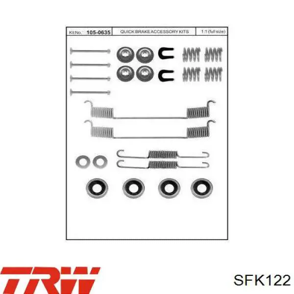 Juego de montaje, zapatas de freno traseras Nissan Sunny III
