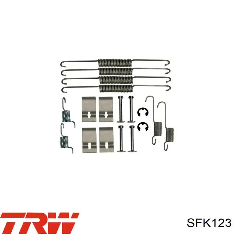SFK123 TRW juego de reparación, pastillas de frenos