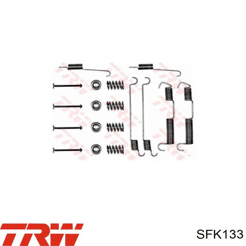 SFK133 TRW juego de reparación, pastillas de frenos