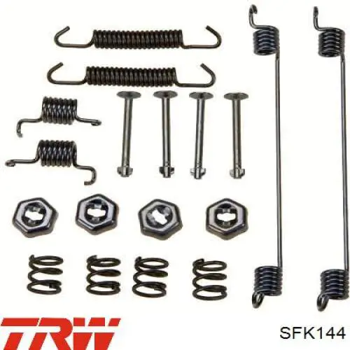 SFK144 TRW kit de montaje, zapatas de freno traseras