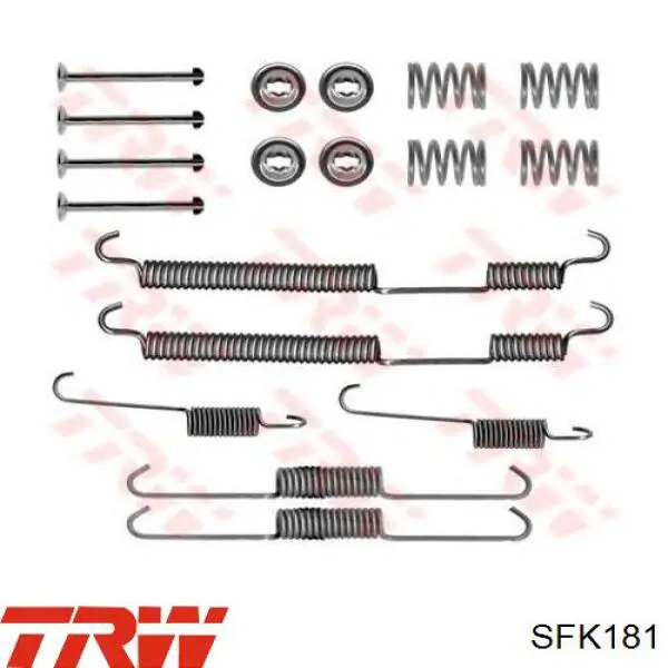 SFK181 TRW juego de reparación, frenos traseros