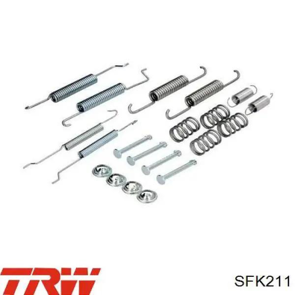 Kit de montaje de zapatas de freno traseras TRW SFK211 precio, desde 8,36 EUR