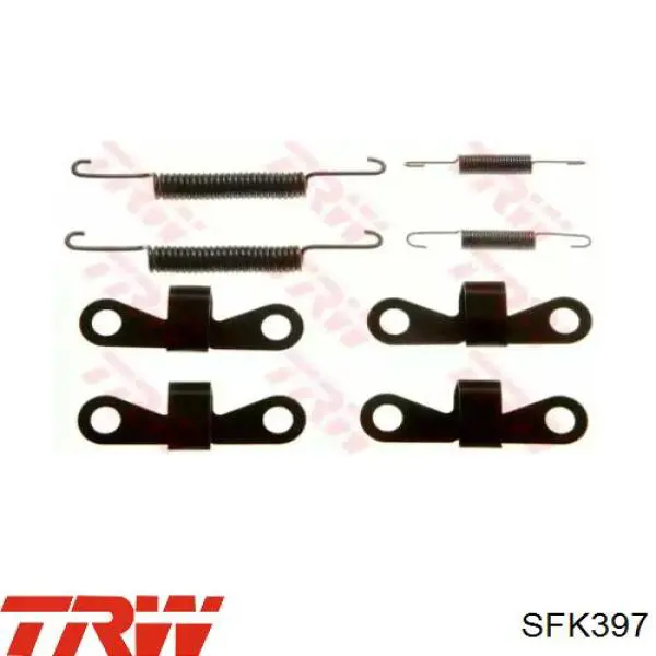 Comprar SFK397 TRW Kit de montaje de zapatas de freno traseras