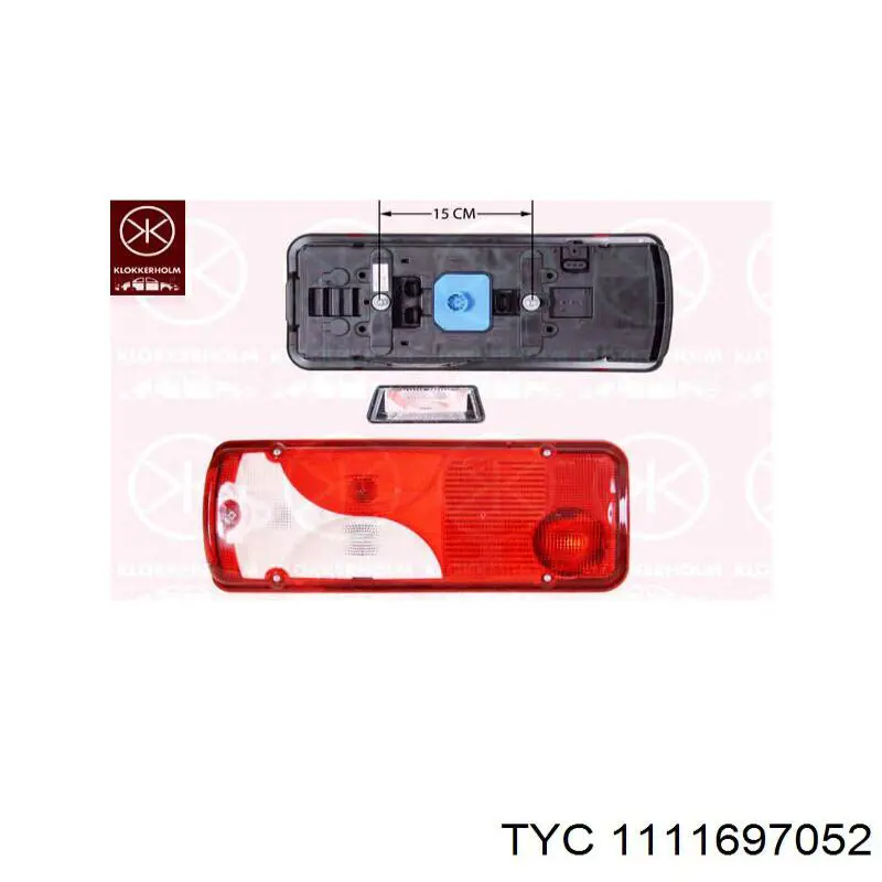 Comprar 1111697052 TYC Piloto trasero derecho