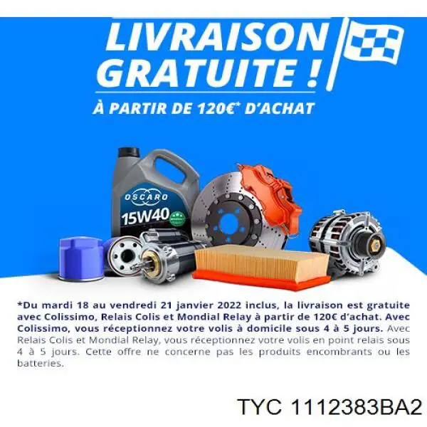 Comprar 265A10109R Renault (RVI) Cubierta para luz trasera