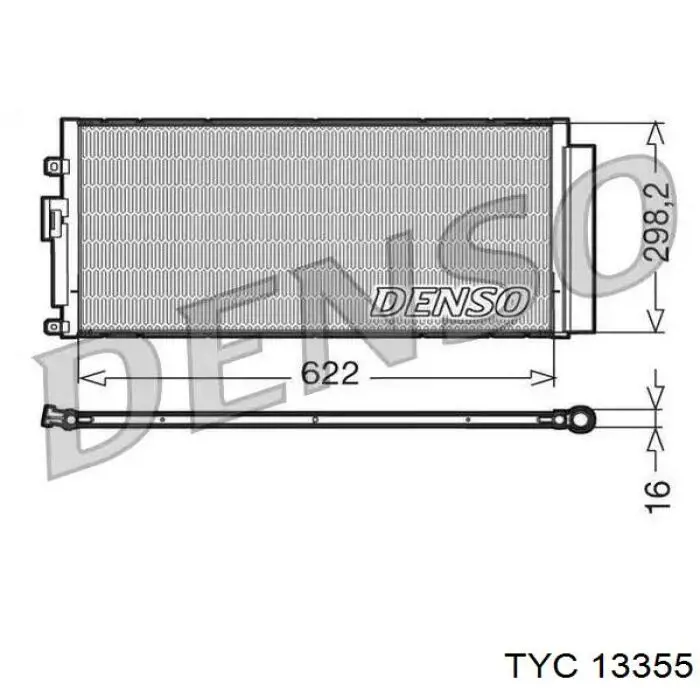 13355 TYC inversor enfriador/radiador