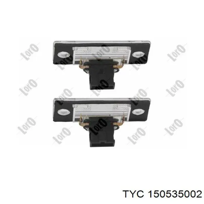 Luces LED de matricula Alkar 2403118