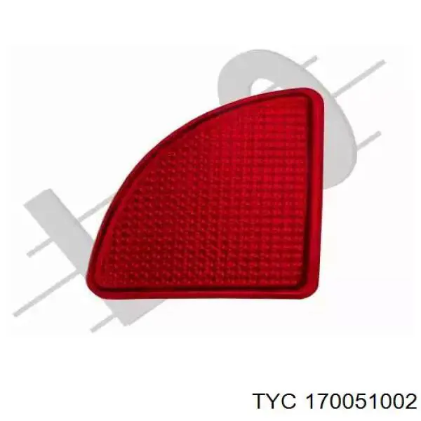 Reflector, paragolpes trasero, derecho Prasco FT3404353