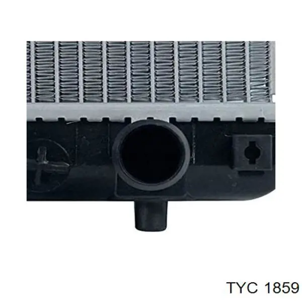 1859 TYC radiador refrigeración del motor