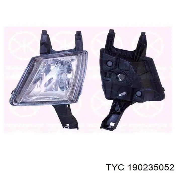 Luz antiniebla derecha Peugeot 407 (6D)