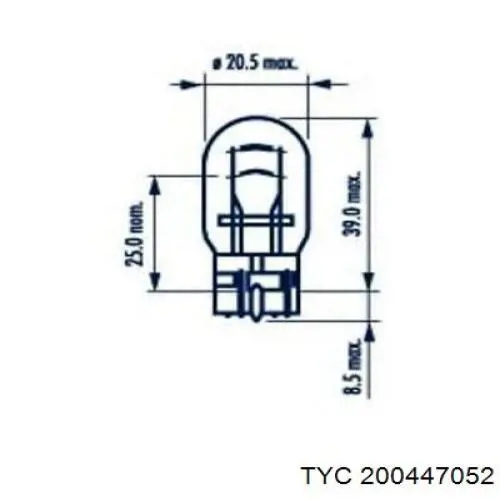 20-0447-05-2 TYC faro derecho