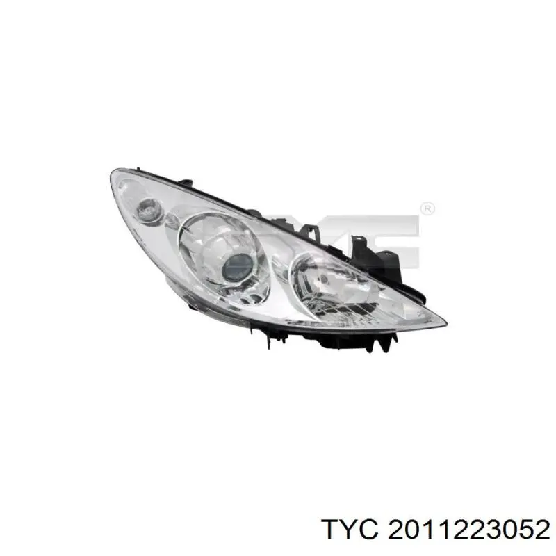 Faro derecho para Peugeot 307 (3A, 3C)