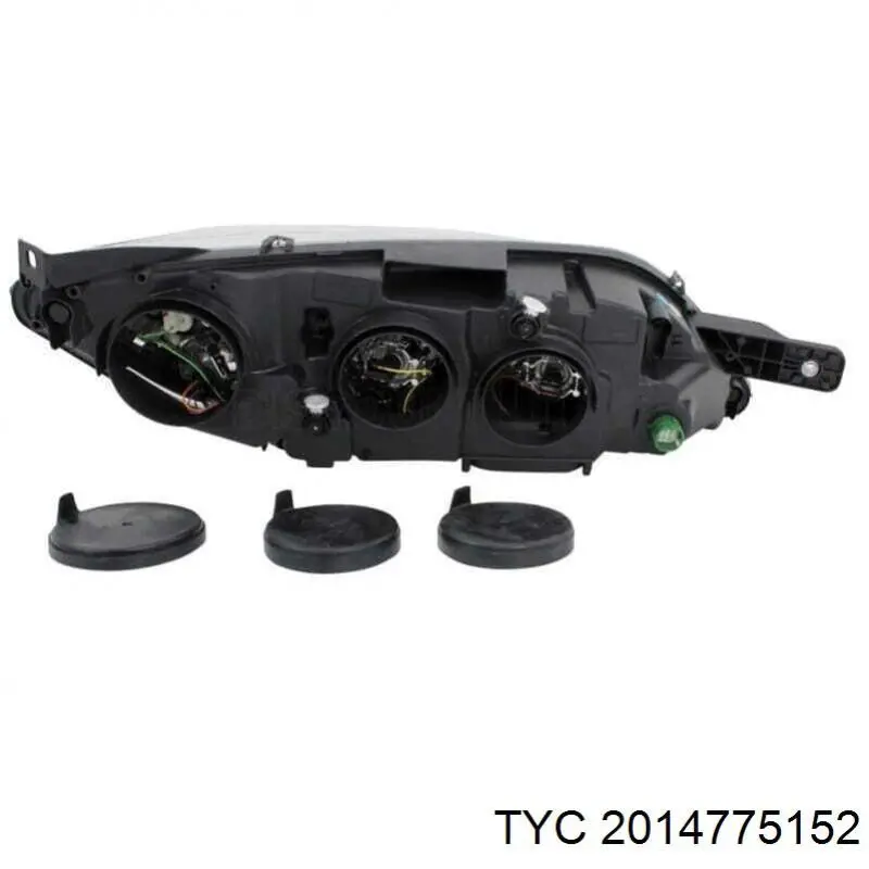 Faro derecho 1612040580 Peugeot/Citroen