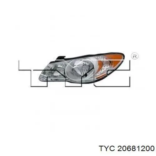 Faros delantero izquierdo para Hyundai Elantra 