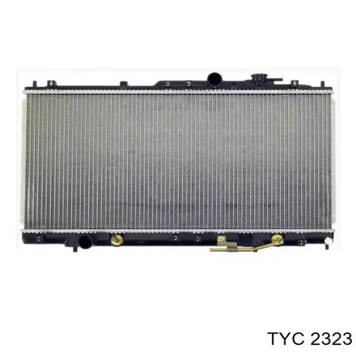 2323 TYC radiador refrigeración del motor