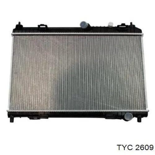 2609 TYC radiador refrigeración del motor