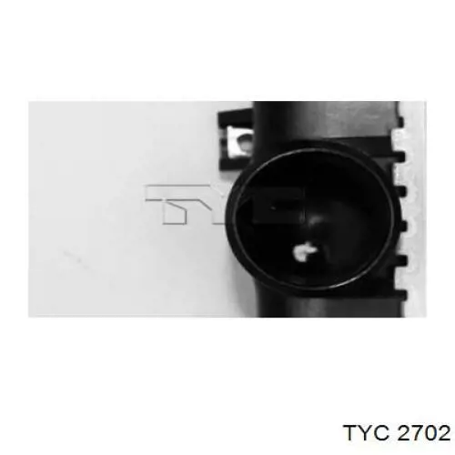 2702 TYC radiador refrigeración del motor