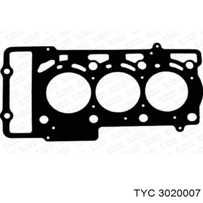 302-0007 TYC espejo retrovisor derecho