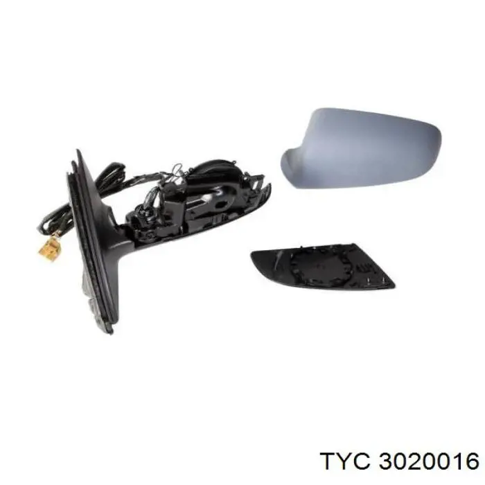Espejo de retrovisor izquierdo 8D1858531J3FZ VAG