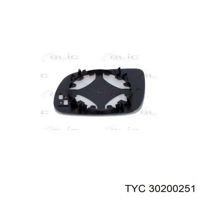 302-0025-1 TYC cristal de espejo retrovisor exterior derecho