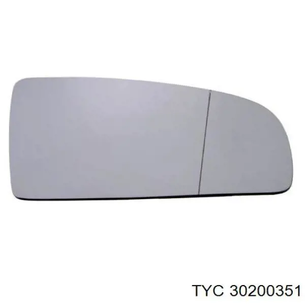 302-0035-1 TYC cristal de espejo retrovisor exterior derecho