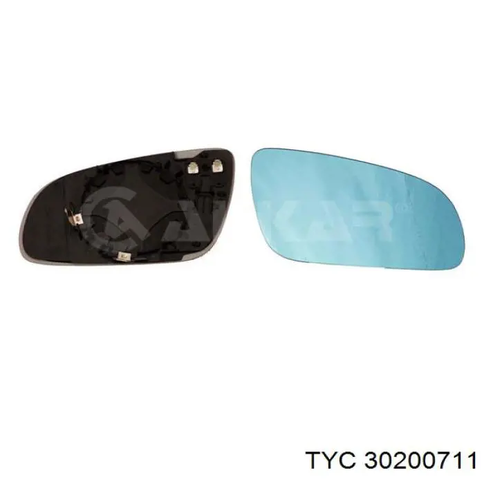 30200711 TYC cristal de espejo retrovisor exterior derecho