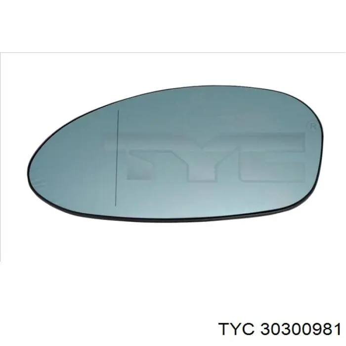 303-0098-1 TYC cristal de espejo retrovisor exterior izquierdo