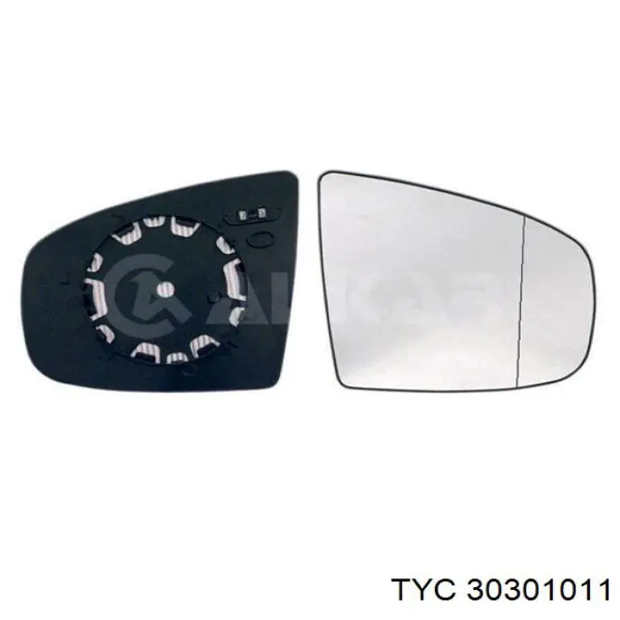 Cristal de retrovisor exterior derecho BMW 51167298162