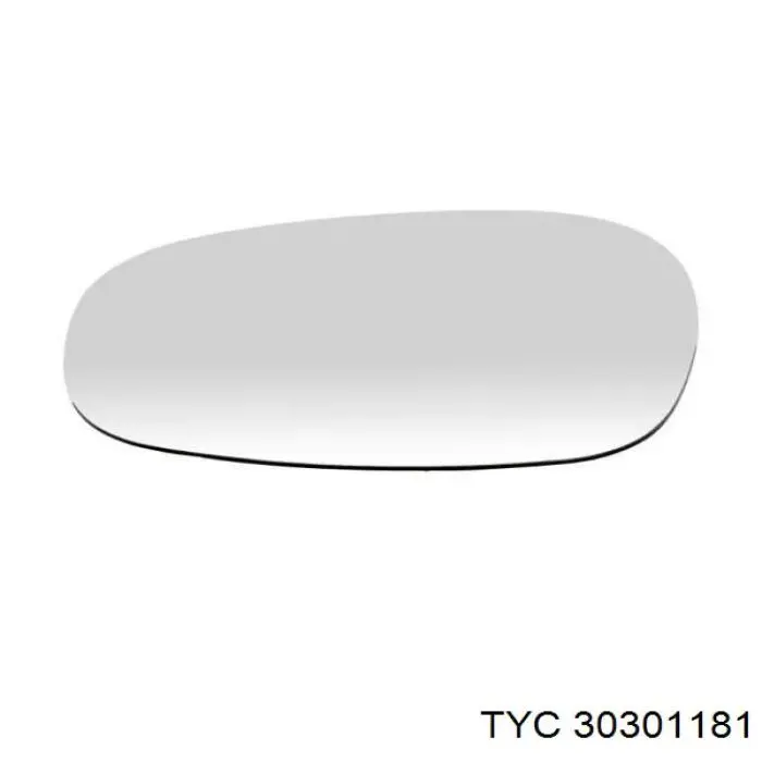 303-0118-1 TYC cristal de espejo retrovisor exterior izquierdo