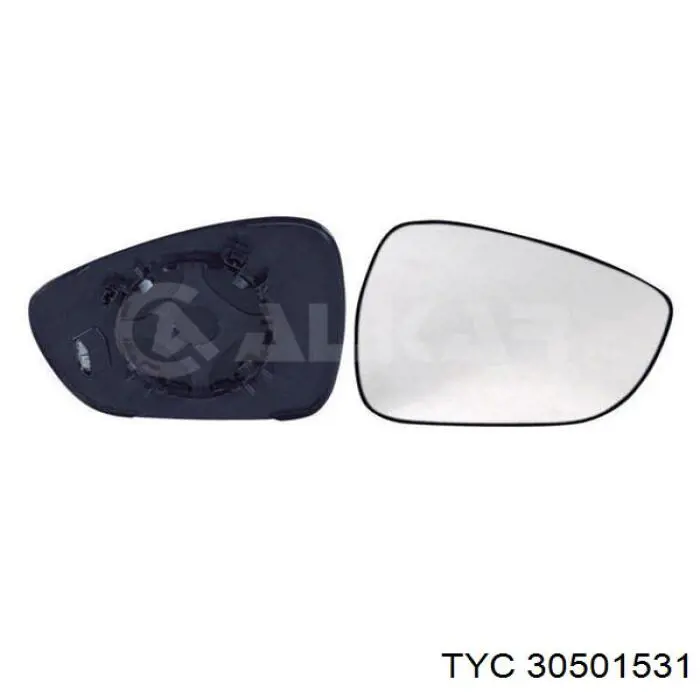 305-0153-1 TYC cristal de espejo retrovisor exterior derecho