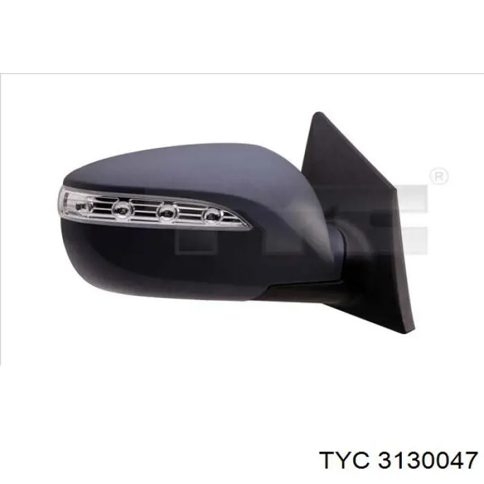 313-0047 TYC espejo retrovisor derecho